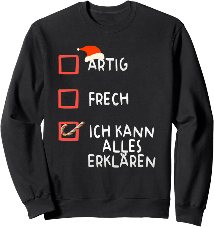 Weihnachten, lustiges Weihnachten Sweatshirt