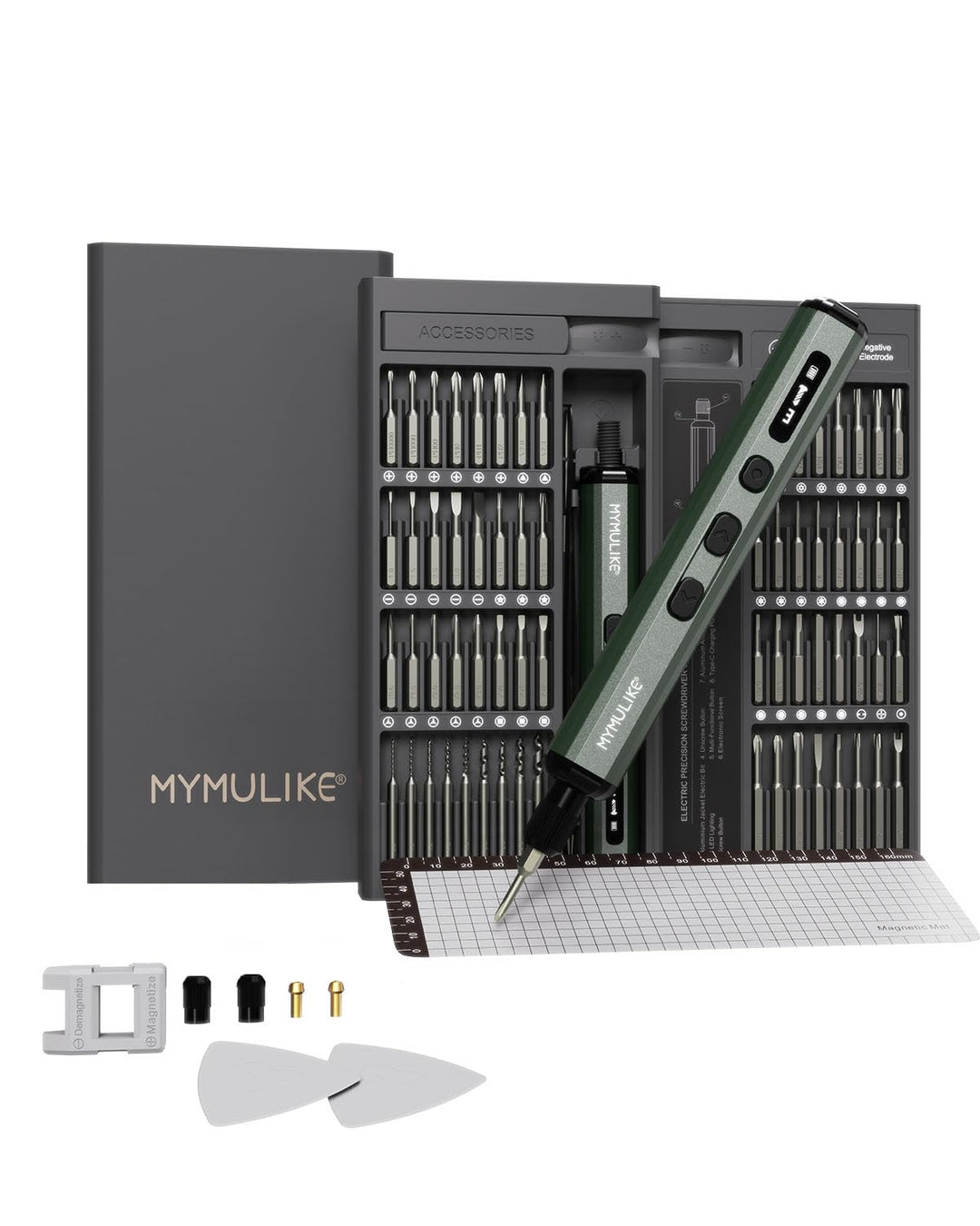 Mini Elektro Schraubendreher Set, 78 in 1 Präzisions Elektrischer Schraubendreher mit 56 Magnetische