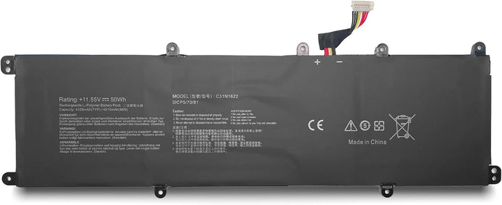 C31N1622 31CP5/70/81 Laptop Batterie Ersatz für Asus ZenBooK UX3430UA UX530UQ UX530UX UX430UA UX430U