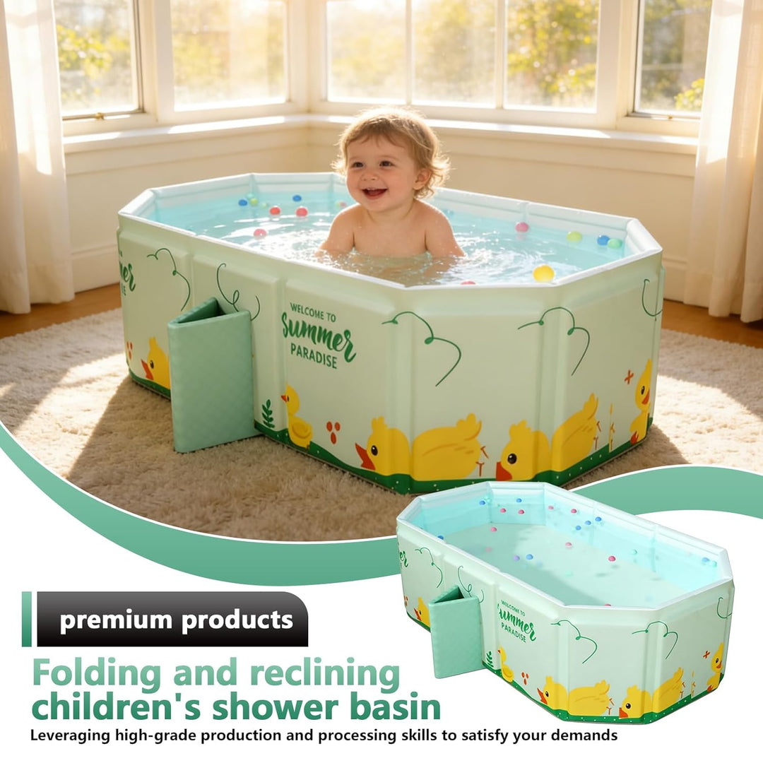 Faltbare Badewanne Für Kinder, Baby Badewanne Faltbare, Grosse Kleinkindbadewanne, Tragbare Badewann