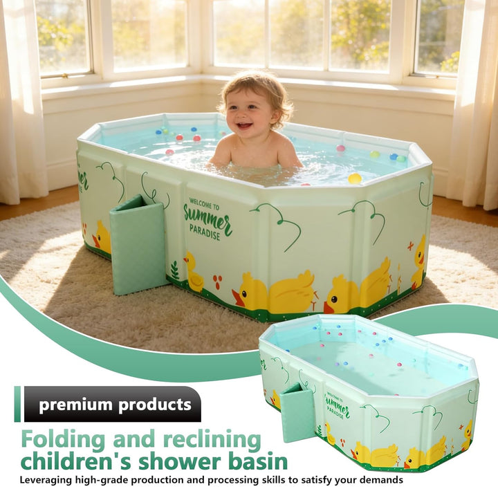 Faltbare Badewanne Für Kinder, Baby Badewanne Faltbare, Grosse Kleinkindbadewanne, Tragbare Badewann