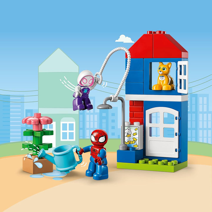 LEGO DUPLO Marvel Spider-Man's House 10995 - Spiderman Spielzeug für Kleinkinder, Jungen, Mädchen, S