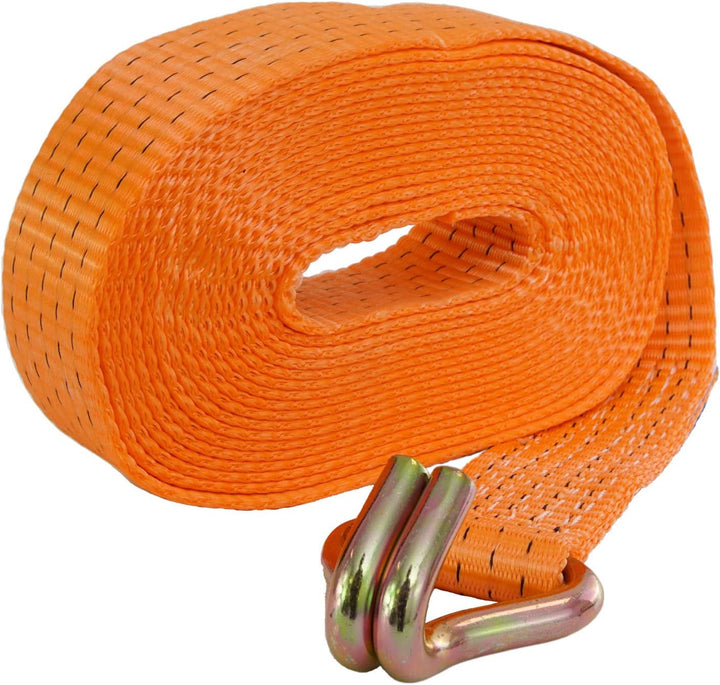 TRUTZHOLM 4 X Spanngurte mit Ratsche Zurrgurte 8m 5000kg 50mm 2 teilig TÜV/GS 5000 daN Doppelhaken b