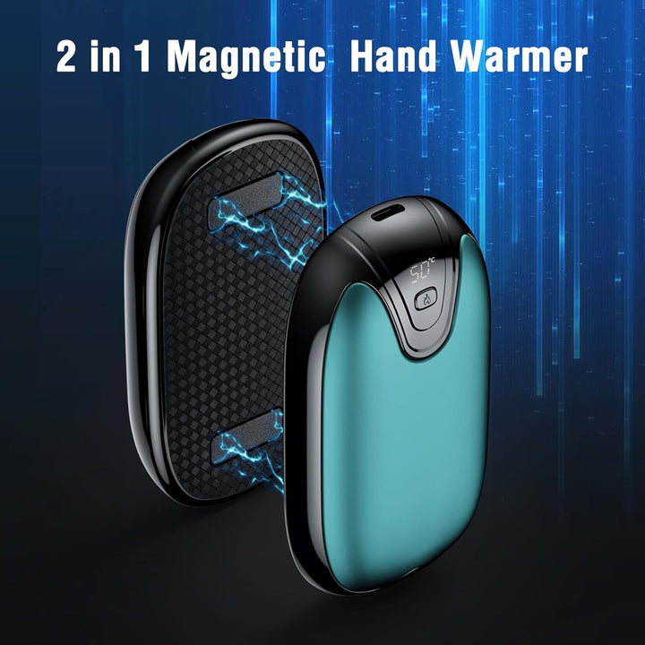 Handwärmer elektrisch,Split 2er-Pack Wiederaufladbar Handwärmer Tragbare Taschenwärmer, 3 Heizmodi T