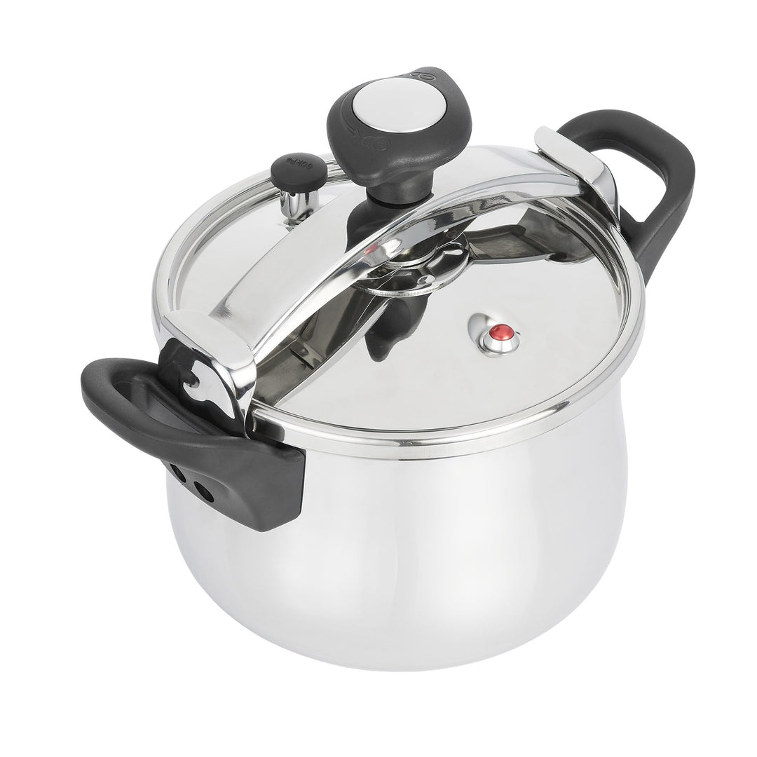 Jata Hogar OPC4 Schnellkochtopf, Silber, 10 Liter