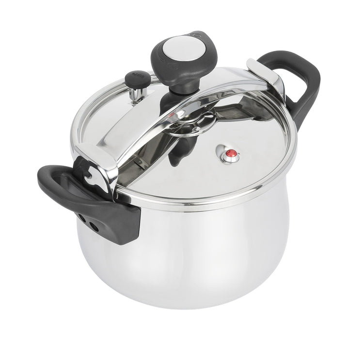 Jata Hogar OPC4 Schnellkochtopf, Silber, 10 Liter