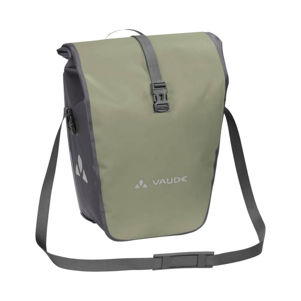 VAUDE Fahrradtasche für Gepäckträger Aqua Back Single 1 x 24 L in 24 l Fango, 24 l Fango