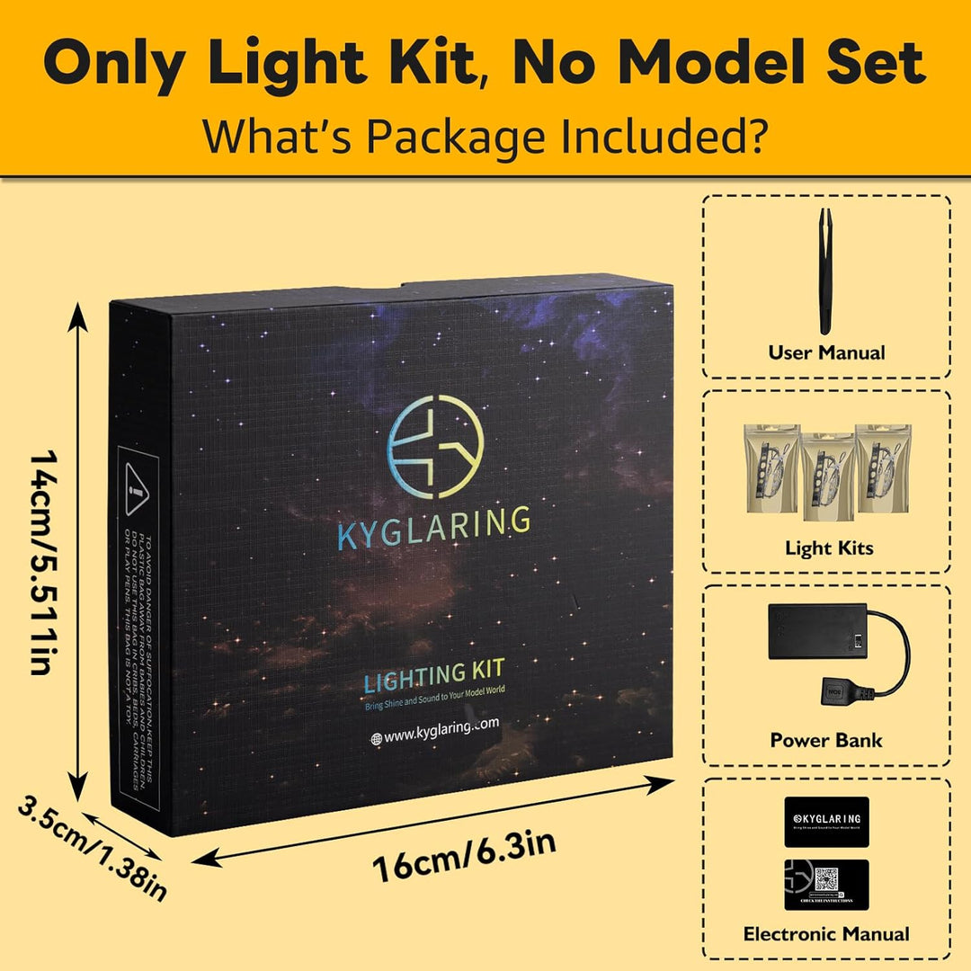 Kyglaring Led Licht Kompatibel mit Lego Icons Naturkundemuseum Bauset für Erwachsene 10326 Bausteine