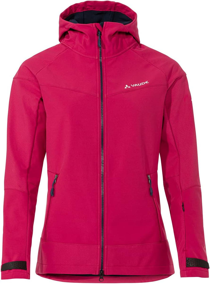 VAUDE Damen Women's All Year Elope Softshell Jacket Jacke 34 crimson red, 34 crimson red