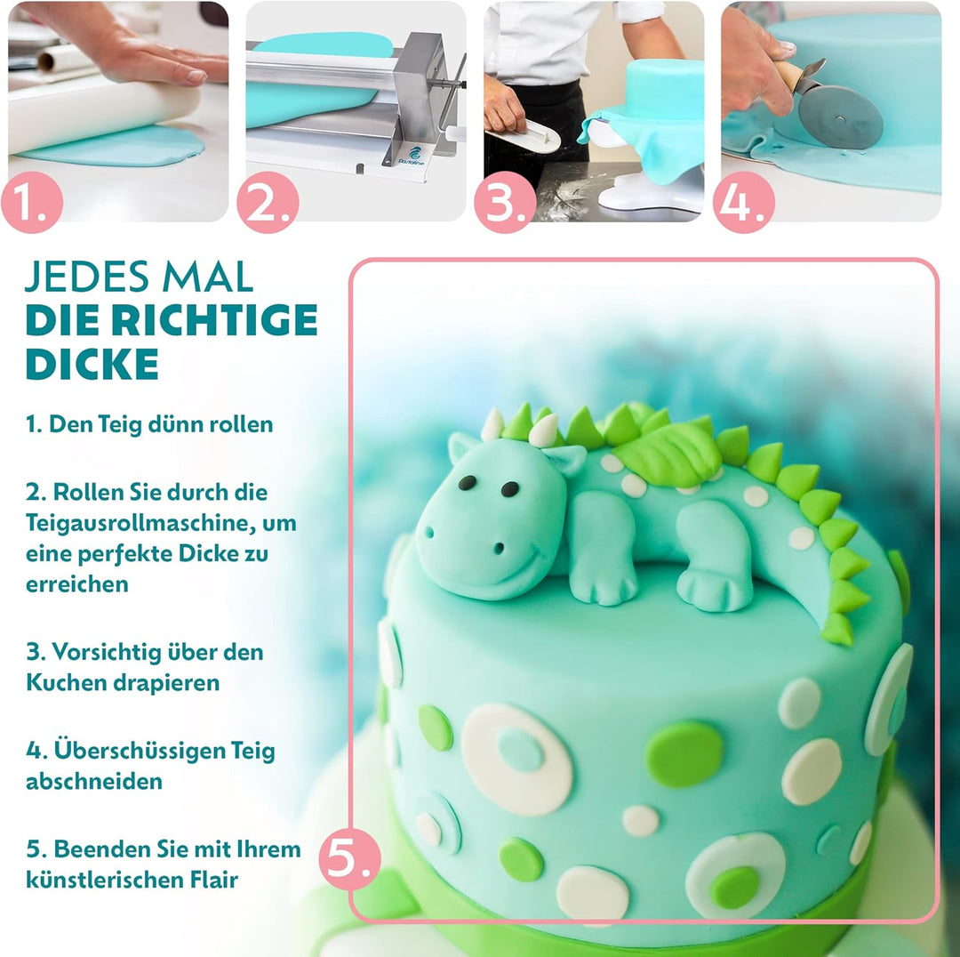 Pastaline Sfogliafacile XL Teigausrollmaschine - # 1 Italienische Bäcker Pasta-Teigrollmaschine scha