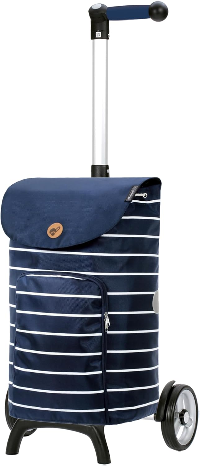 Andersen Shopper Unus Fun Alu mit Rad Ø 17cm und 41 Liter Tasche Mia blau, Mia Blau