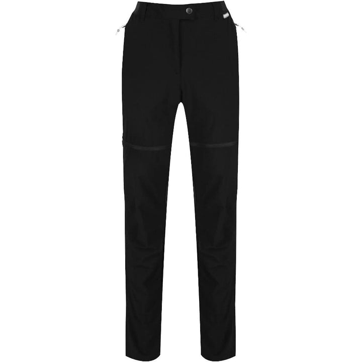 Regatta Mountain Zip Off Pant/Wanderhose Damen in Kurzgösse 38 Kurz Schwarz, 38 Kurz Schwarz