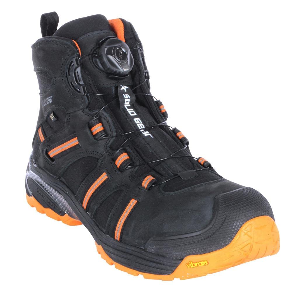 Solid Gear Phoenix Gtx Herren Snickers Tool 44 EU Schwarz Orange, 44 EU Schwarz Orange