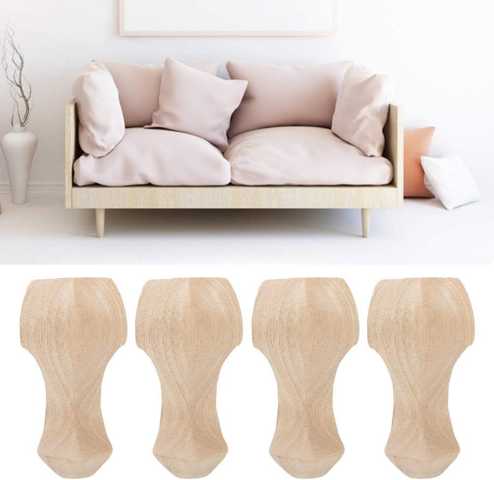 4 Stücke Holz Möbel Beine Couchtisch Füsse Bein Eckenschutz Schutz Dekorative Füsse Bein für TV Schr
