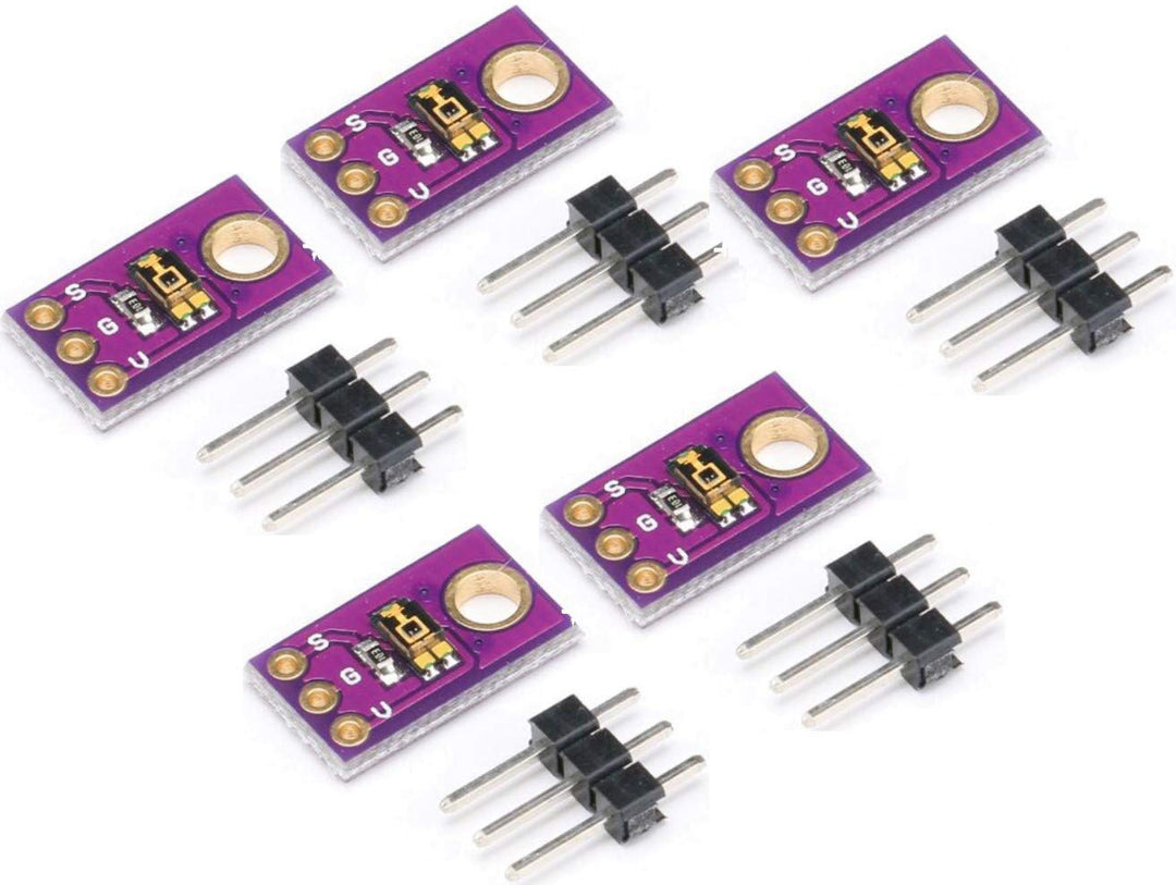 5pcs TEMT6000 Light Sensor TEMT6000 Sensitivity Ambient Light Simulate Intensity, 5PCS
