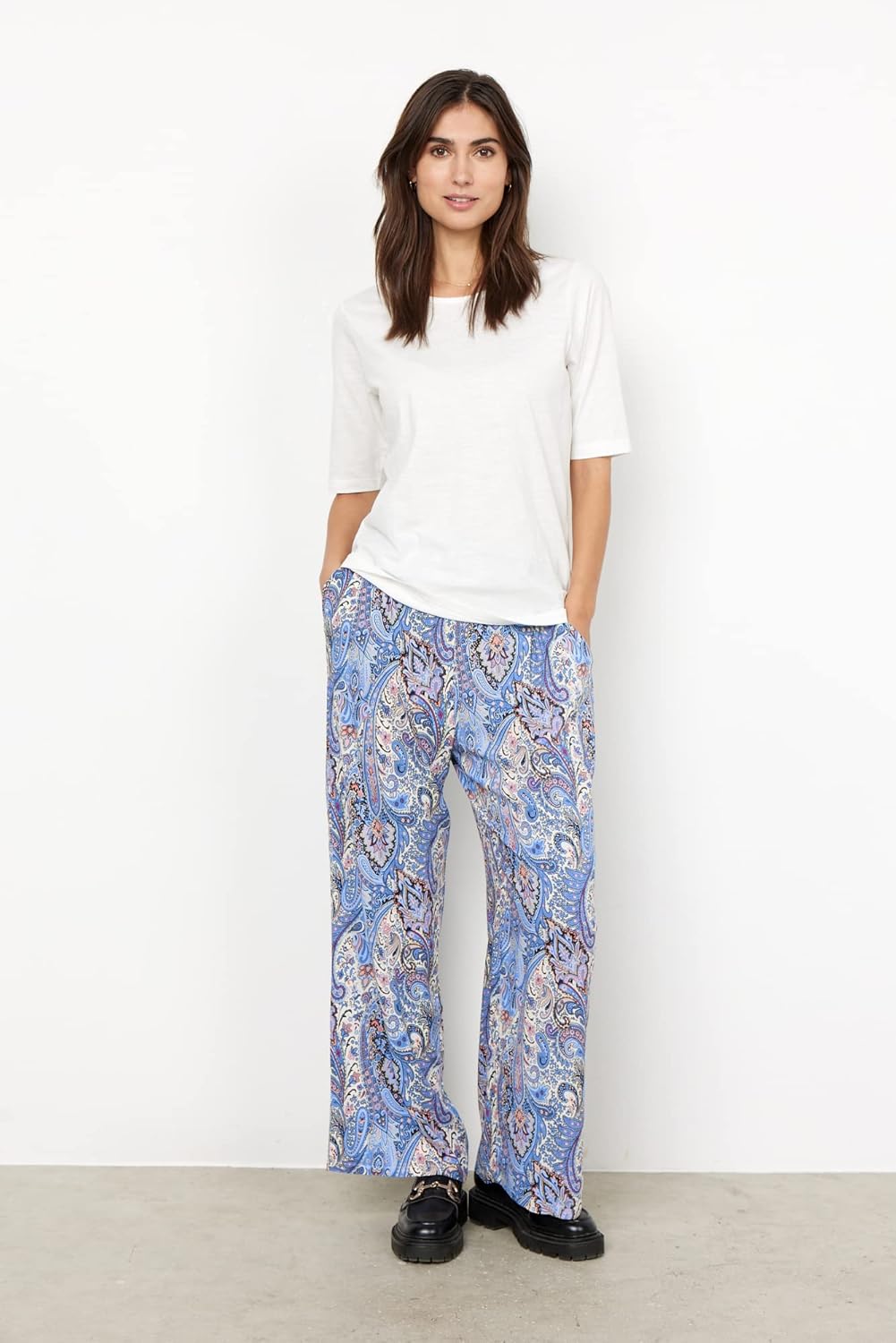 SOYACONCEPT Damen T-Shirt L Wollweiss, L Wollweiss