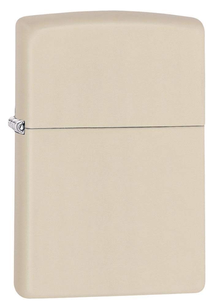 Zippo Mattes Taschenfeuerzeug Kein Logo Cream Matte, Kein Logo Cream Matte