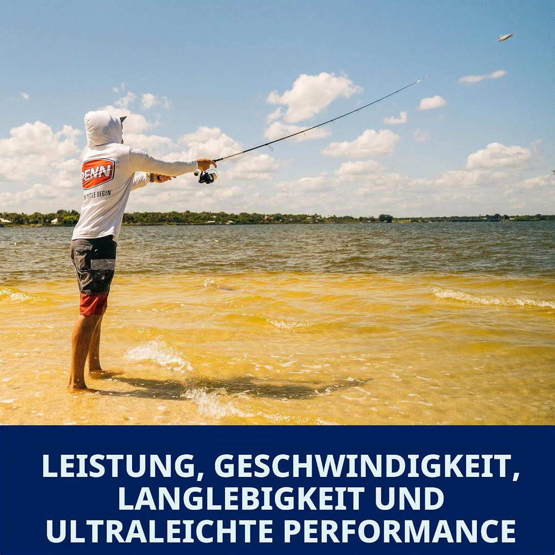 PENN Pursuit IV Salzwasser Spinnrolle – Spinnangeln, Jig, Köderrolle für den Allround-Einsatz, Boot,