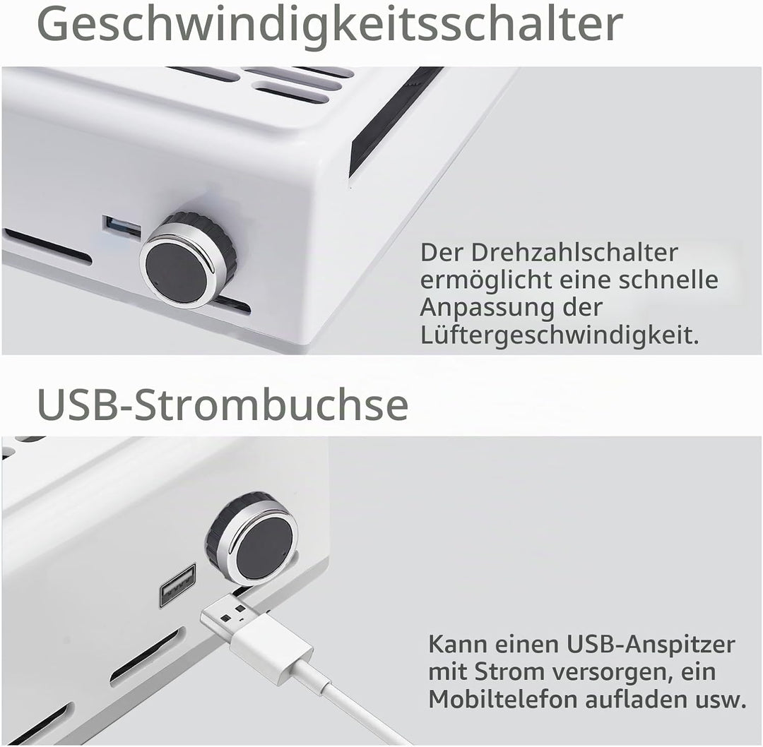Staubabsaugung Für Nägel,100W Nagel Staubabsaugung Mit Filter,Mit Wiederverwendbarer Filter,Professi