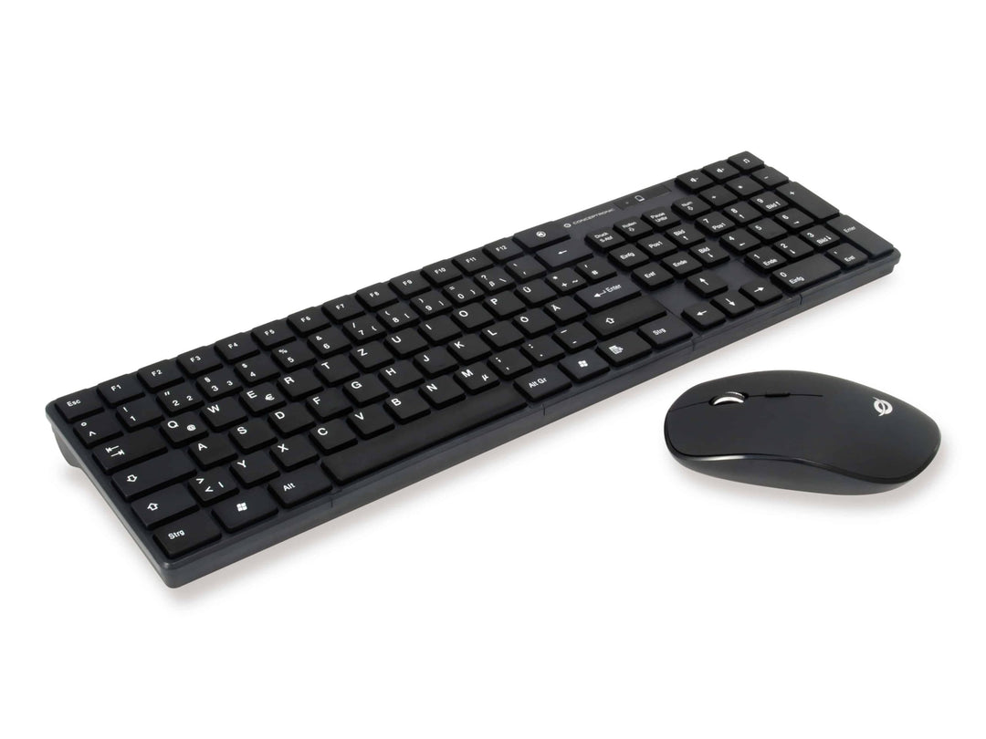 Conceptronic ORAZIO01DE Kabellose Tastatur- und Maus-Kombination, Tastaturlayout deutsch