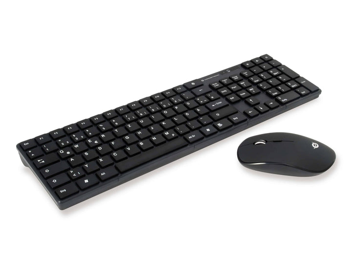 Conceptronic ORAZIO01DE Kabellose Tastatur- und Maus-Kombination, Tastaturlayout deutsch