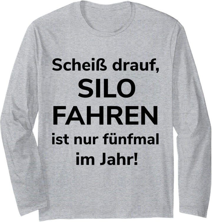 Gras Mais häckseln Landwirt Bauer Lohner Landwirtschaft Langarmshirt
