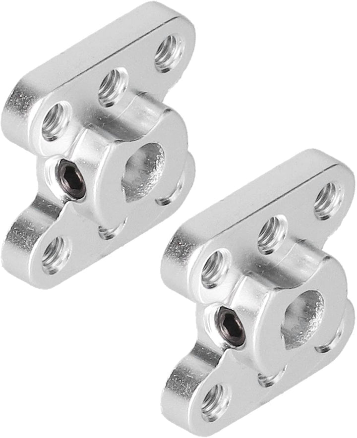 2Pcs Flansch Wellenkupplung Aluminiumlegierung 6mm D Loch Leichte Flanschkupplung Stecker Lagerbesch