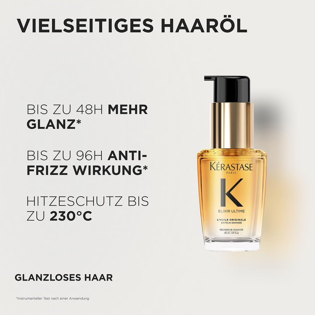 Kérastase Haaröl für trockenes Haar, Pflegend und nährend für mehr Glanz, Hitzeschutz und Anti-Frizz