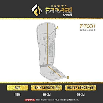 Farabi Sports Kinder schienbeinschoner Kickboxen shin Guards MMA, Muay Thai schienbeinschützer – Shi