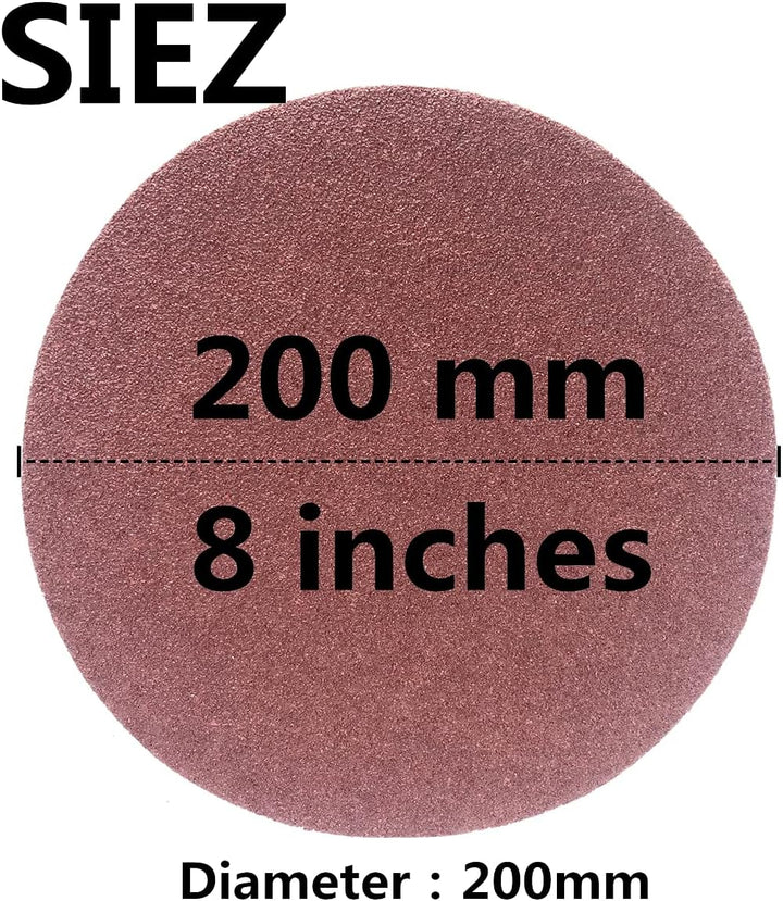 FEIHU 30 Stück Selbstklebende Scheiben red Ø 200 mm Körnung je 5 x P60, P80,P120, P180, P240, P320fü