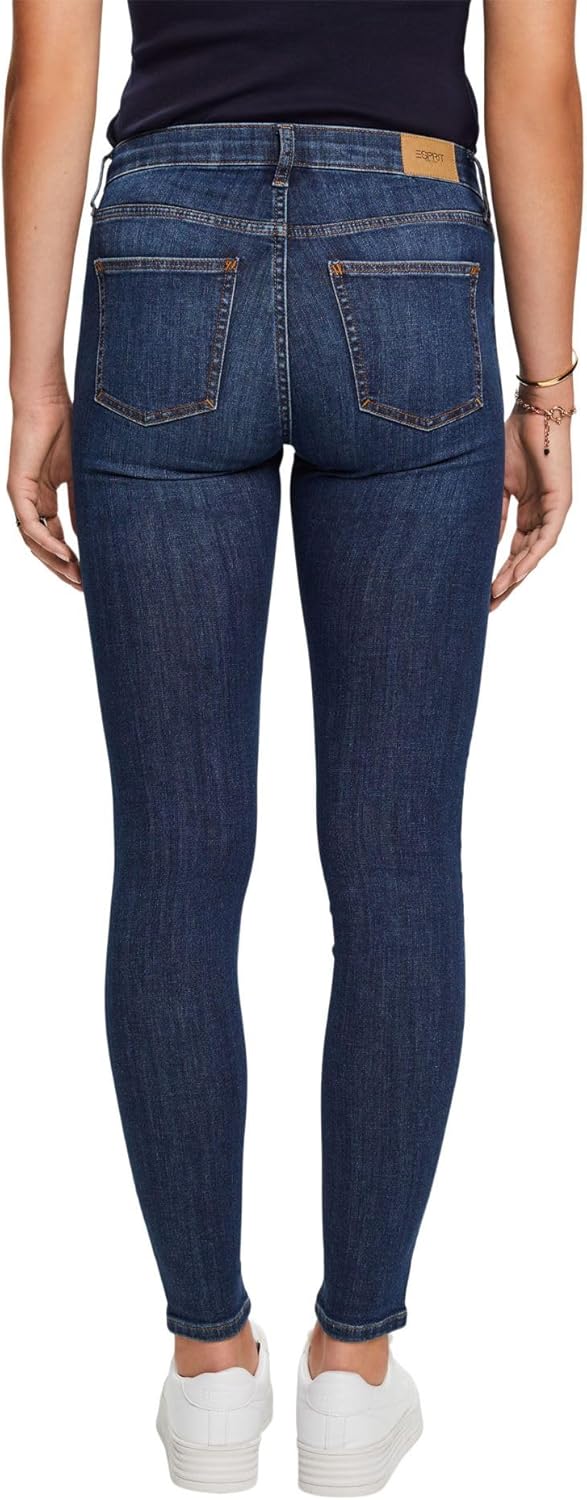 ESPRIT Damen Jeans 25W / 32L 901/Blue Dark Wash, 25W / 32L 901/Blue Dark Wash
