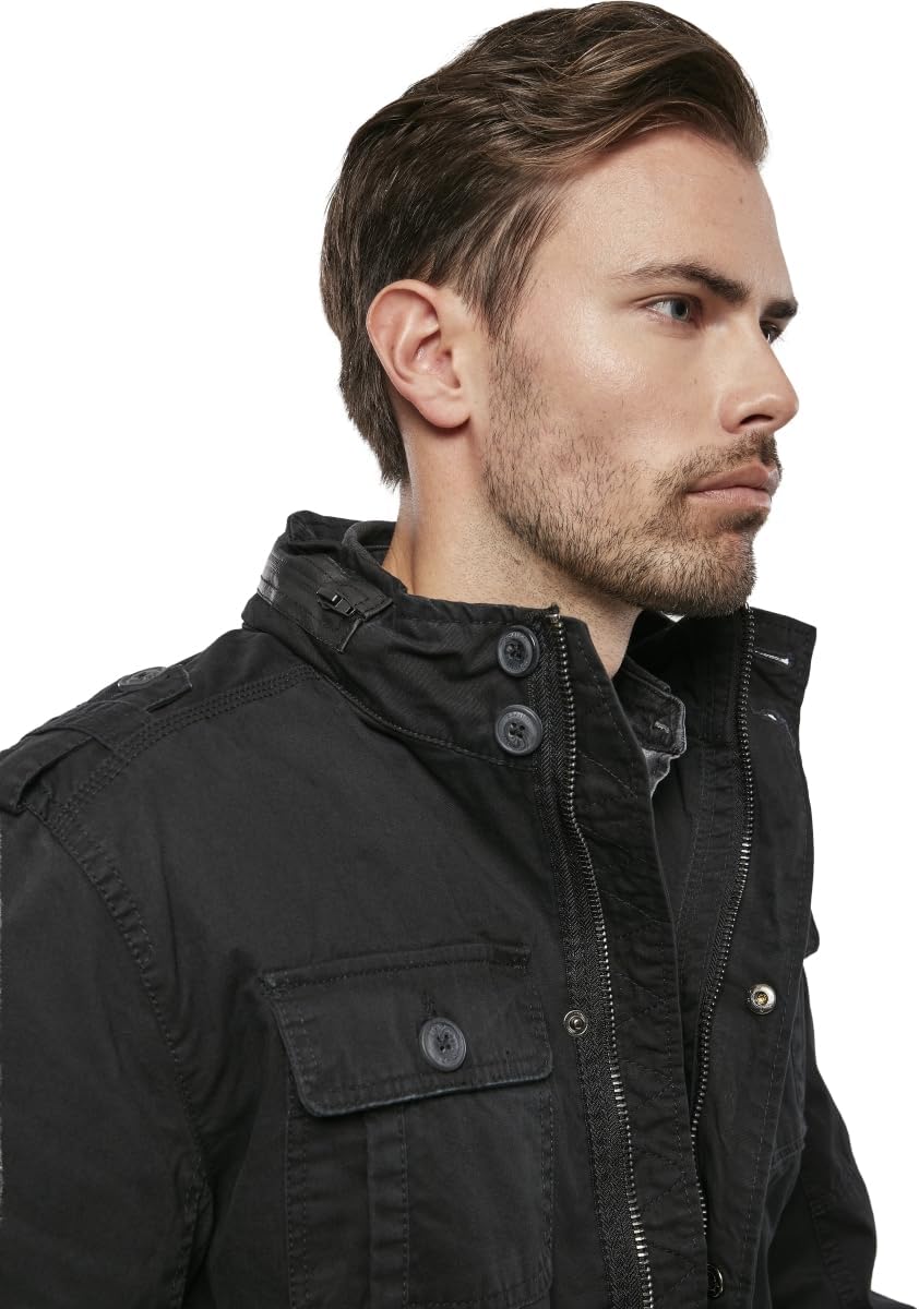 Brandit Herren Britannia Jacket Jacke S Schwarz, S Schwarz