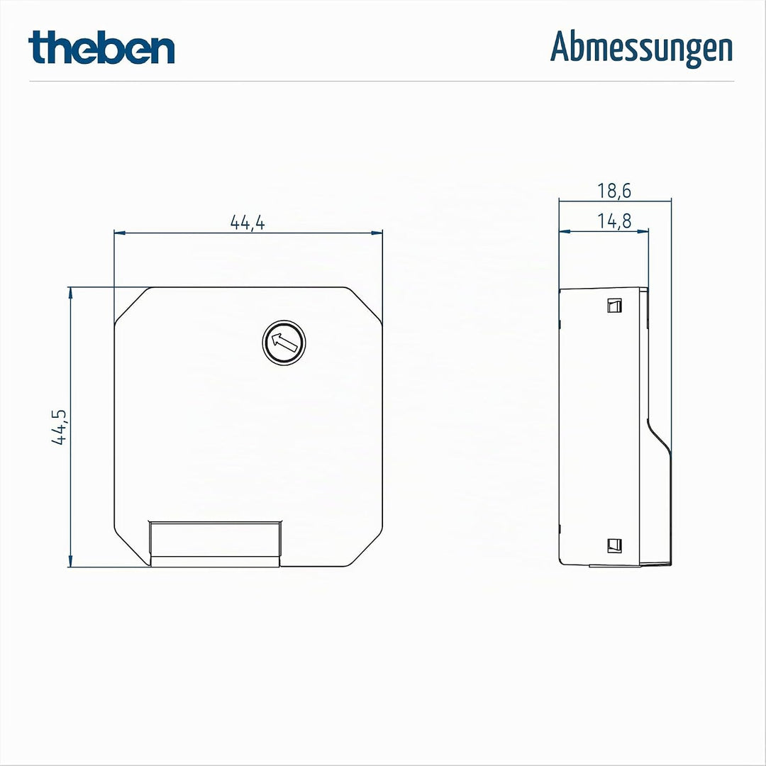 Theben 5420130 DIMAX 542 plus S I Unterputz I Universaldimmer I mit automatischer Lasterkennung I Di