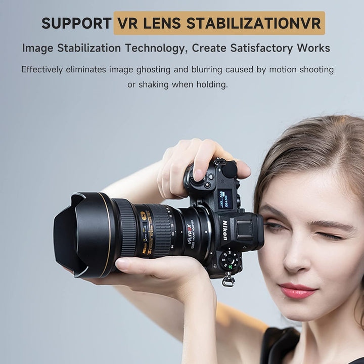 VILTROX NF-Z FTZ Objektivadapter Auto Focus Ring Mount Adapter Objektivkonverter Kompatibel für Niko