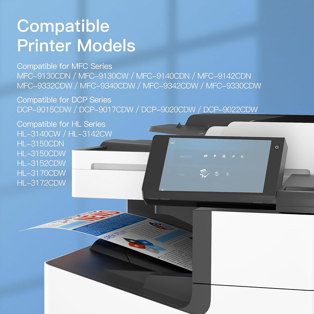 GPC IMAGE TN242BK Kompatibel für Brother MFC 9332CDW DCP 9022CDW für Brother TN-241 TN-242BK Schwarz