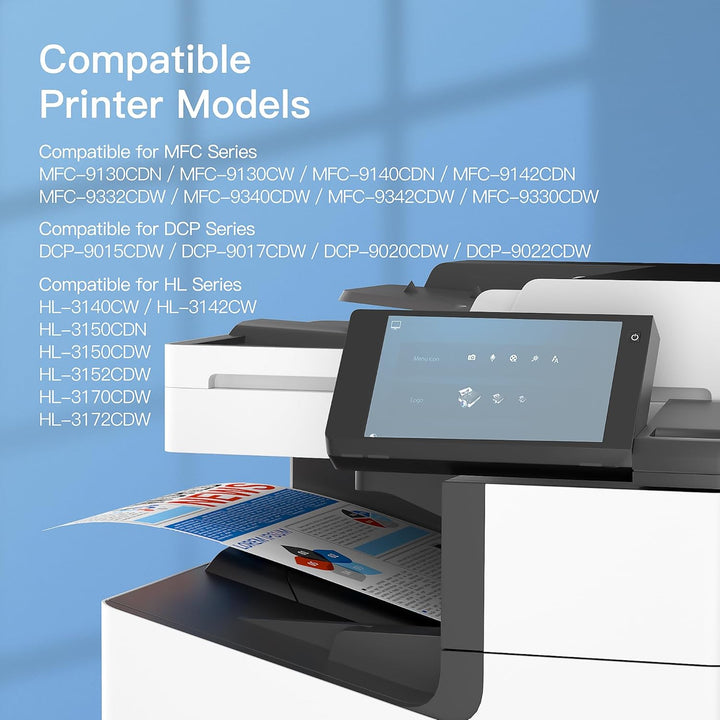 GPC IMAGE TN242BK Kompatibel für Brother MFC 9332CDW DCP 9022CDW für Brother TN-241 TN-242BK Schwarz