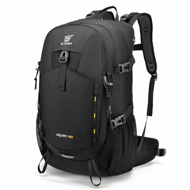 SKYSPER Wanderrucksack 30L Trekkingrucksack Wasserfest mit Rückenbelüftung und Netzrücken Tagesausfl