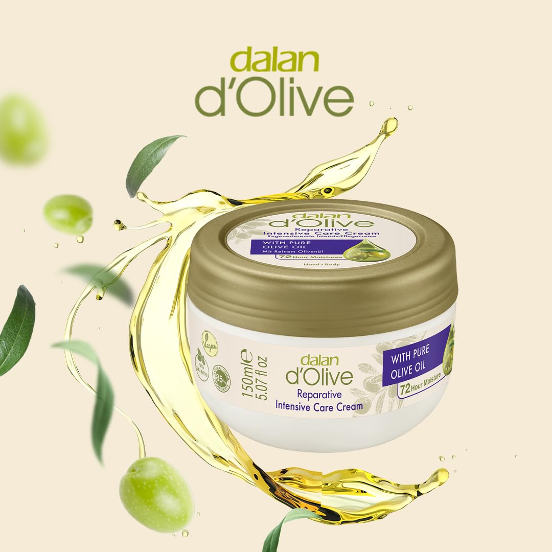 3x Dalan d´Olive - Intensivcreme - 150 ml - Dose