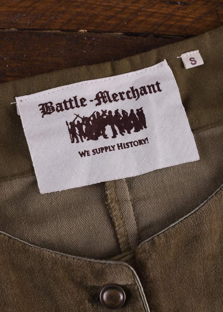 Battle-Merchant Mittelalterkleid Cotehardie Isabell aus Samt lang, Damen, Baumwolle, bodenlang, Vint