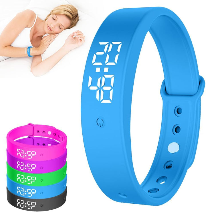 Vibrationsalarm Erinnerung Uhr, Vibrationswecker Armband, Silent Vibrating Alarm Reminder Watch mit