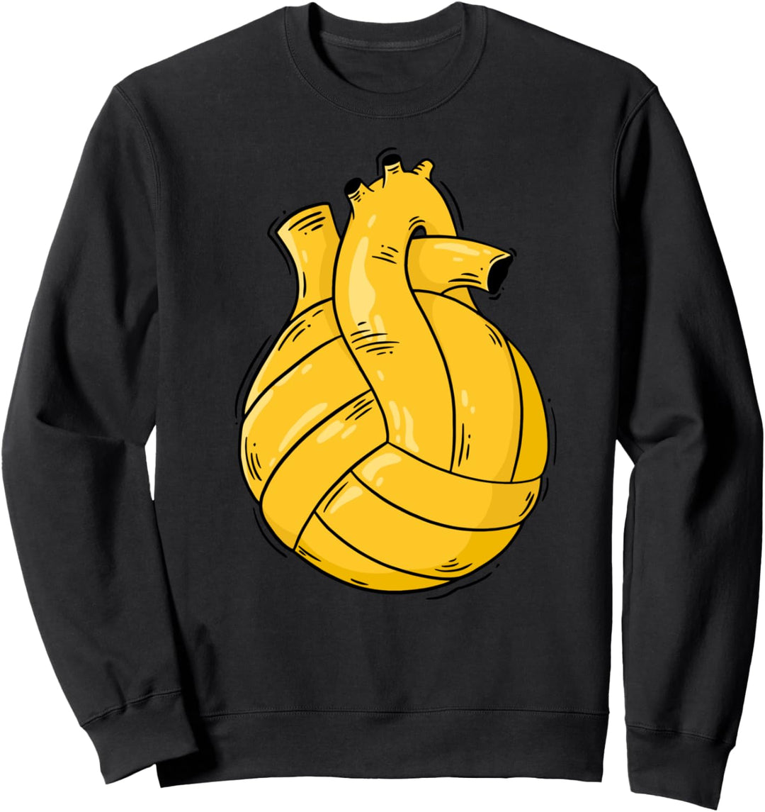 Wasserball Herz Design - WaterPolo Ideen Sweatshirt