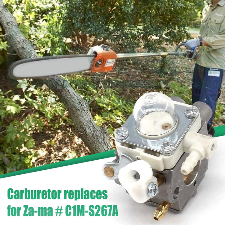 JOJOCY C1M-S267A FS56RC Vergaser-Kit für Stihl FS40 FS50 FS56 FS70 FC56 FC70 HT56 HT56C KN56 Trimmer