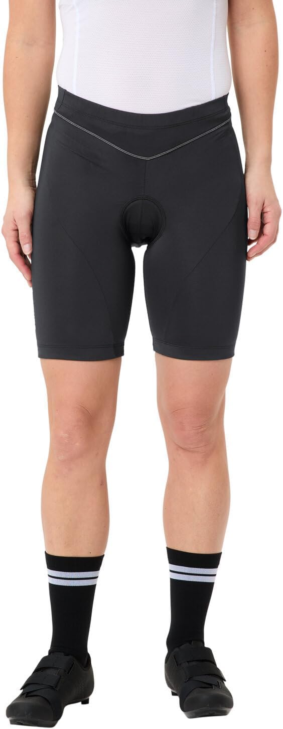 VAUDE Active - Fahrradhose Damen gepolstert - Radlerhose 38 Black Uni, 38 Black Uni