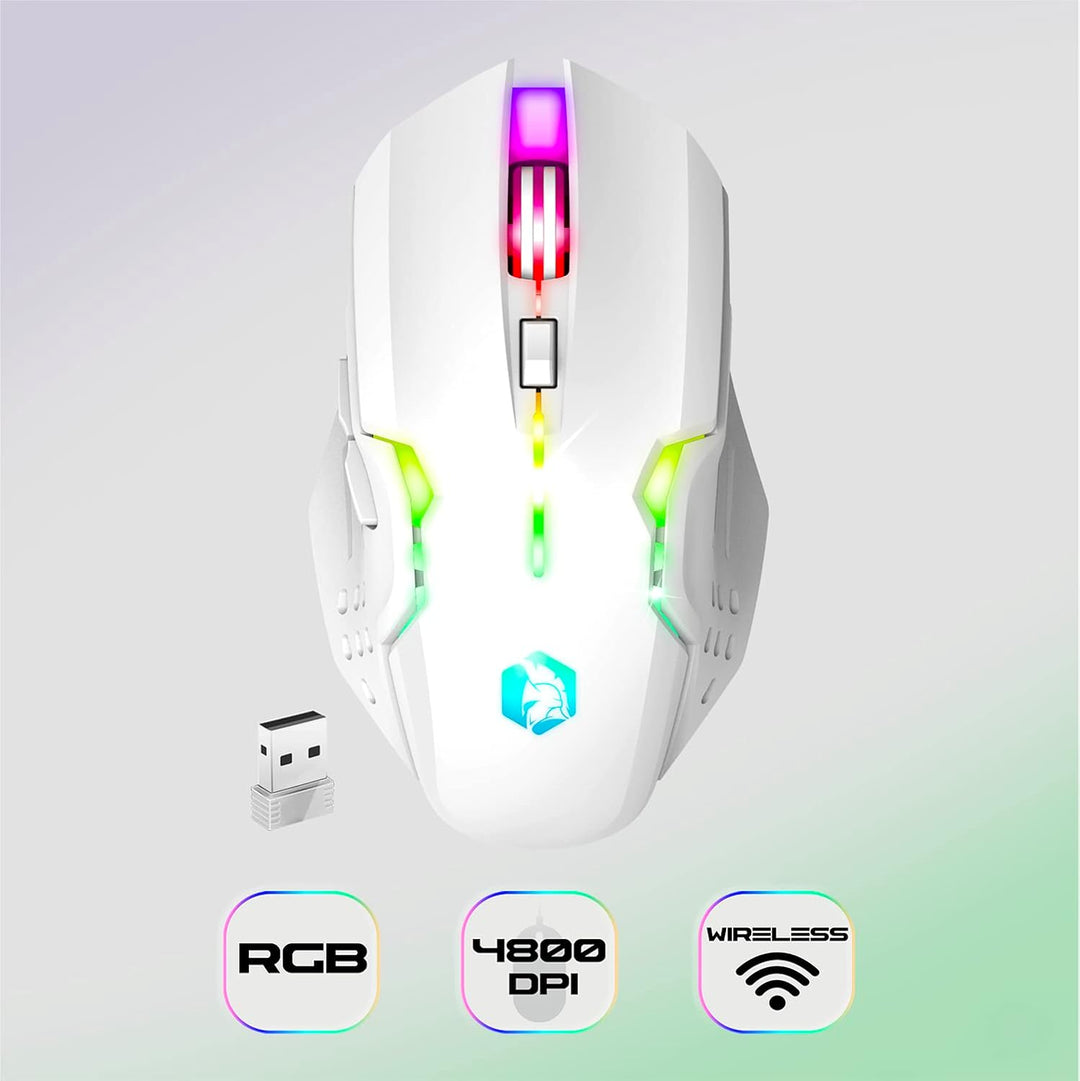 EMPIRE GAMING - Armor RF800 Wireless Wiederaufladbare Gaming Tastatur und Maus Set QWERTZ (DE-Layout