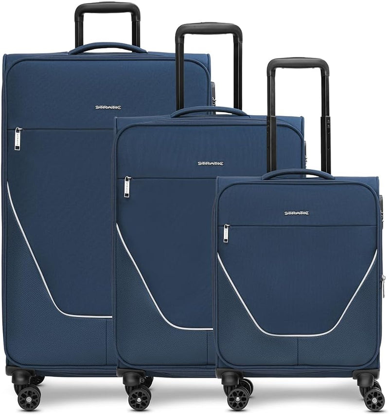 Stratic taska Koffer Set | Koffer & Trolley Weichgepäck - Handgepäck Koffer mit 4 Rollen Einer Dehnf