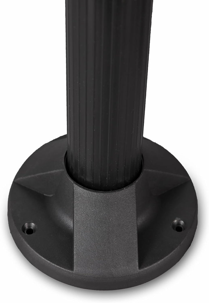 Wegeleuchte Wegelampe Aussenleuchte Gartenlampe Kugel Opal 25cm Ø, Höhe 100cm
