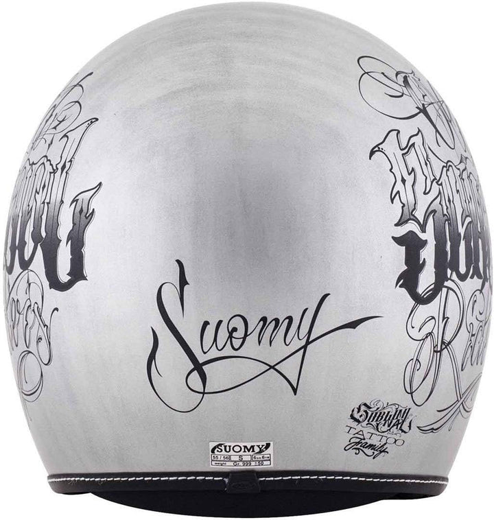 SUOMY Helm Vortex Schwarz Matt L L silber / schwarz, L silber / schwarz
