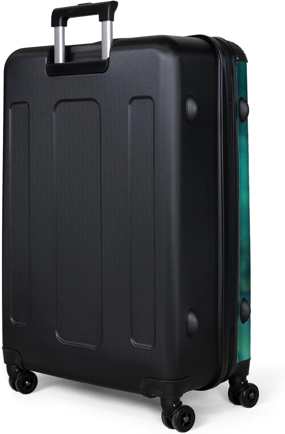 NoBoringSuitcases.com® Koffer XL Gross 77x51.5x28 cm Reisekoffer mit 4 Rollen Leicht Trolley Hartsch