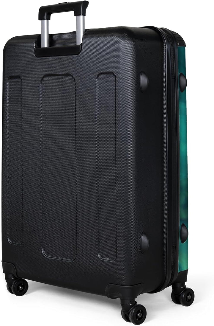 NoBoringSuitcases.com® Koffer XL Gross 77x51.5x28 cm Reisekoffer mit 4 Rollen Leicht Trolley Hartsch