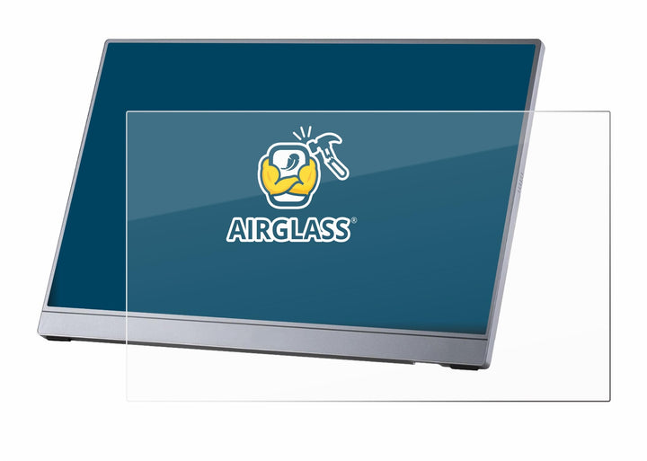 BROTECT Schutzglas für Arzopa Z3FC 16.1" Schutzfolie Panzer Folie Glas[Extrem Kratzfest 9H, Anti-Fin